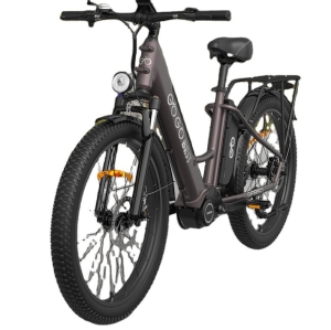 GOGOBEST GF850 Mid Drive Electric City Bike 48V 500W 26 inch Lady Step Through Bicycle 10.4 Ah Dual Battery Electric  Bike
